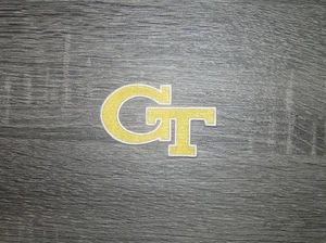 Georgia Tech University GT College bordado hierro en parche 3" x 2" - Imagen 1 de 2