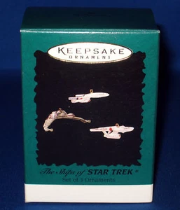Hallmark 1994 "The Ships of Star Trek" adorno de recuerdo - Imagen 1 de 2