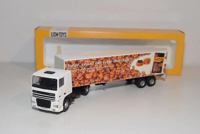 A58 1:50 LION CAR LION TOYS DAF 95XF 95 XF JERSEY SUGRO TRUCK WITH TRAILER MIB - Image 1 of 4