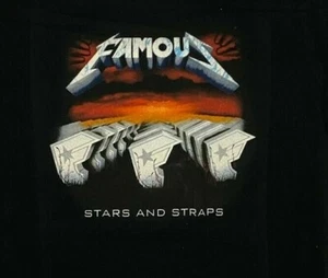 FAMOUS STARS & STRAPS LADIES FITTED TOP TSHIRT TOMBSTONE MASTER OF PUPPPETS 1 - Picture 1 of 2