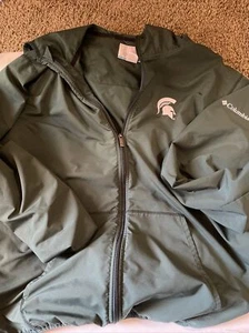 COLUMBIA MICHIGAN STATE SPARTANS EVAPOURATION JACKET MENS XL jacket NCAA - Picture 1 of 11