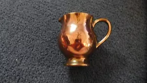 Vintage Welsh Pottery Cooper Lustre Jug Creigiau Pottery Wales Milk Jug/ Creamer - Picture 1 of 7