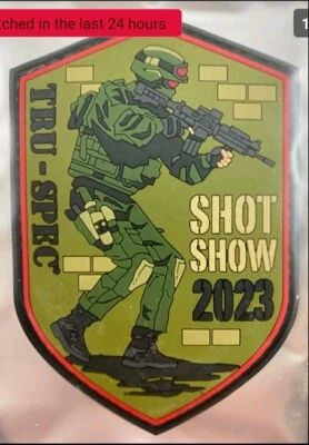 Parche moral Shot Show 2023 Tru-Spec policía militar sellado Foto 1 de 4