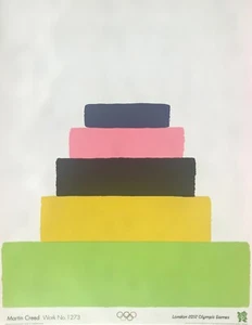 MARTIN CREED - RARE LONDON 2012 OLYMPIC & PARALYMPIC GAMES, LTD ED POSTER PRINT - Picture 1 of 7