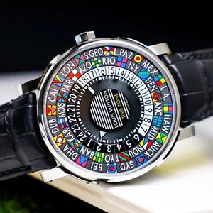 Louis Vuitton Q5D200 Full Set World Time RARE - Picture 1 of 9