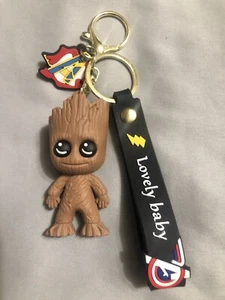 NEW Guardians of the Galaxy Baby Groot CARTOON Key Chain, Free Shipping - Picture 1 of 3