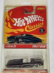 Hot Wheels Classics 1963 T-Bird Series 1 Purple 2005 In Protective Case - Picture 1 of 7