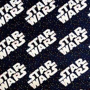 Tessuto di cotone logo Star Wars Star Wars per abbigliamento, trapunte, cuscini SW8 - Foto 1 di 8