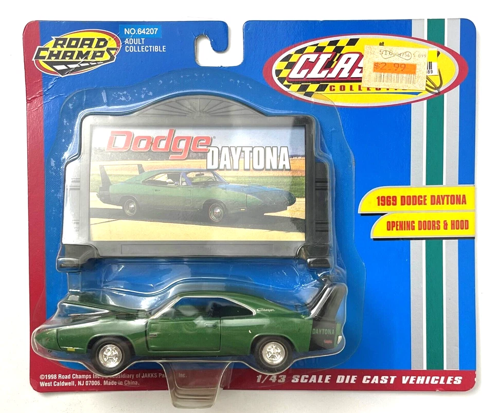 Road Champs 1969 Dodge Daytona With Billboard Classic Collection 1 43