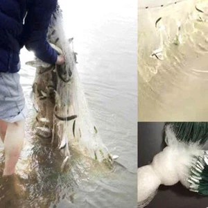 Long: 20m 25m 50m Sticky Fishing Nets Single Layer Fish Net Hight: 0.8 1 1.2m - Picture 1 of 11