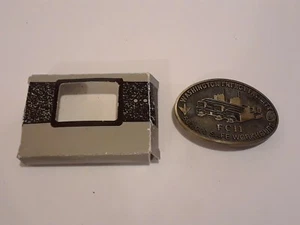 WASHINGTON ENERGY FACILITY SAFE HOURS BRASS BELT BUCKLE VINTAGE 70s - Picture 1 of 4