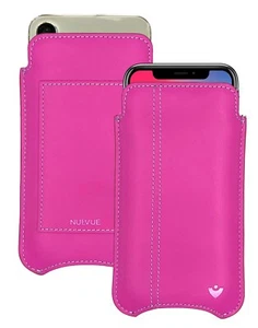 IPHONE 13 Pro Étui Rose Nappa Cuir NueVue Désinfectantes Portefeuille Tue Germes - Photo 1 sur 8