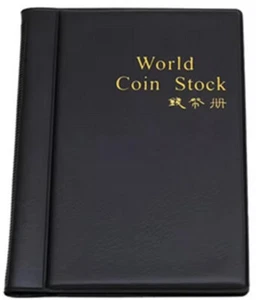 Gold Sovereign Coin Collection Album Folder Black Book For 120 Coins - Picture 1 of 5