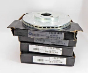 (4) Dynamic Friction Front Rear Brake Rotors Slotted/Dril For PT Cruiser Neon - Bild 1 von 6