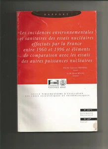 Rapport sur les incidences environnementales et sanitaires des essais nucléaires - Foto 1 di 1