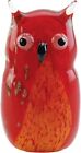Red Owl Art Glass 2.75x3x4.75