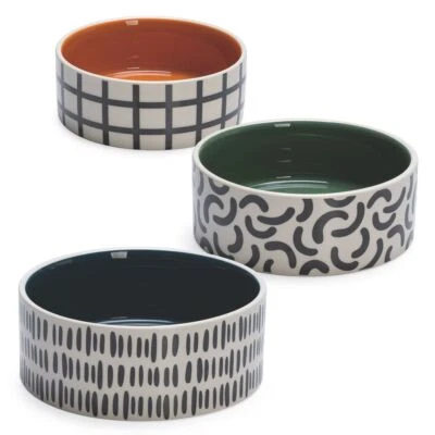 Beeztees Keramik Hundennapf - 3 Größen Futternapf Fressnapf Wassernapf für Hunde - Bild 1 von 4