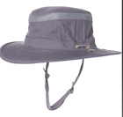 NWT TILLEY Men's Organic Cotton AirFlow UPF 50 Gray Hat Size 7-3/4 Retail $109.
