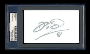 DIRK NOWITZKI SIGNED INDEX CARD MINT PSA/DNA SLABBED AUTOGRAPHED MAVERICKS MVP - Picture 1 of 1