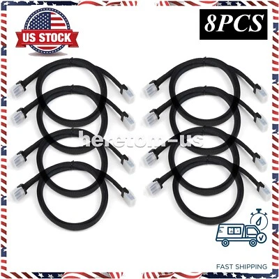 8PCS Mini SAS 36Pin SFF-8087 to SFF-8087 SAS Data Internal Server Cable 1M - Image 1 of 4