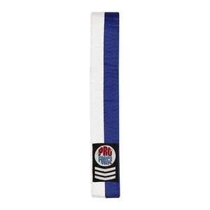 ProForce 1.5 inch wide Double Wrap Two-Tone Karate Belt - Picture 1 of 18