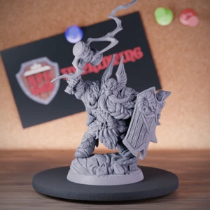 The Mountain King Miniature Dwarf King Mini Dungeons and Dragons Mini DnD TTRPG - Picture 1 of 8