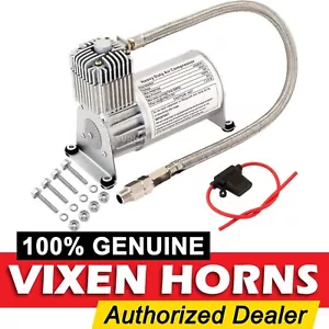 VIXEN HORNS UNIVERSAL AIR COMPRESSOR 150PSI FOR CAR/TRUCK TRAIN HORN/SUSPENSION - Bild 1 von 6