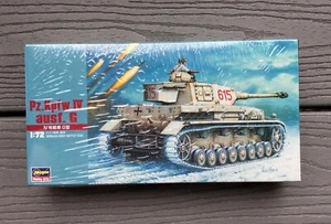 HASEGAWA 1/72 WW II GERMAN PZ.KPFW. IV AUSF, G MEDIUM TANK MODEL KIT # 31143 F/S - Picture 1 of 7