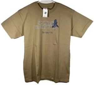 VTG 90s Spokane Washington The Lilac City Single Stitch Destination Tee Sz Large - Picture 1 of 10