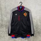 FC BASEL 2015 2016 TRAINING FOOTBALL TRACK JACKET ADIDAS JERSEY SIZE L