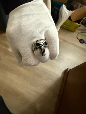 Men's Quality 316L Stainless Steel Punisher Skull Ring, Justice, Revenge #6 - Image 1 of 4