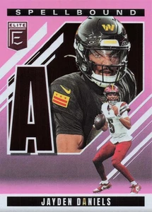 Panini Donruss Elite 2025 - hechizado Jayden Daniels #9 rosa - Imagen 1 de 2