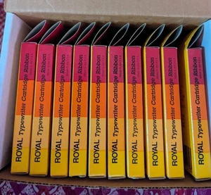 10 Royal Black Electronic Typewriter Correctable Film Cartridge - #013048 - New - Picture 1 of 5