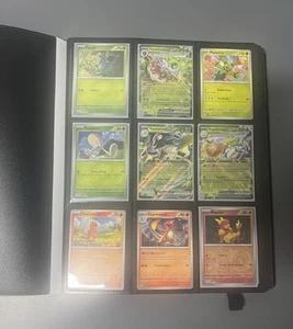 Pokémon TCG PALDEAN FATES NEAR COMPLETE BASE Set Includes Binder And Hits - Picture 1 of 13