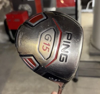 TACO DE GOLFE PING G15 DRIVER 10.5 LOFT REGULAR FLEX TFC149D EIXO DESTRO - Imagem 1 de 4