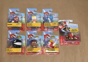 Jakks Pacific World of Nintendo Super Mario Figuren Lot Konvolut 7 Mario Kart - Bild 1 von 8