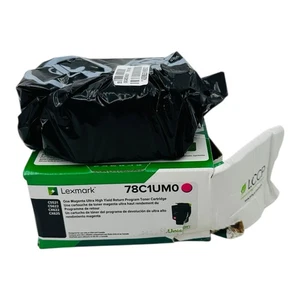 Genuine Lexmark 78C1UM0 Magenta Toner Cartridge - Open Box, Sealed Cartridge - Picture 1 of 8