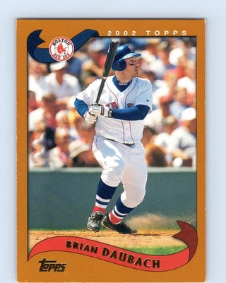 2002 Topps #584 Brian Daubach Boston Red Sox Baseball Card - Image 1 of 2