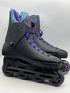 Mens Vintage Rollerblade Skates With Bag Size 8 Ratchet Strap Missing ***read*** - Picture 1 of 8