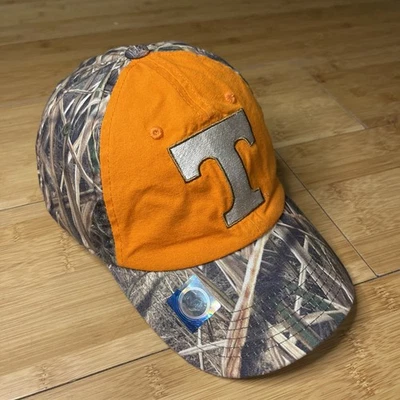 Tennessee Volunteers Vols Orange Camo Hunt Adjustable Hat Cap NCAA / NICE - MINT - Image 1 of 4