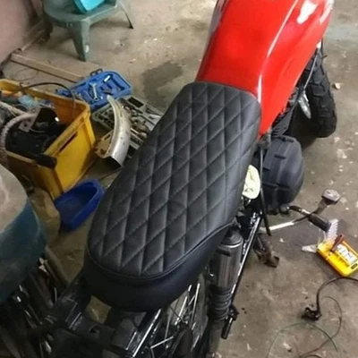 Sillín plano asiento café corredor moto para Yamaha DT175 DT125 DT100 modificado Foto 1 de 4