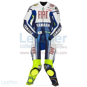 Yamaha FIAT Valentino Rossi 2009 Motorbike Motorcycle Cowhide Leather Biker Suit - Picture 1 of 5