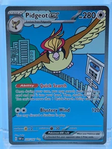 Pidgeot ex 225/197 - Illustrazione Speciale Rara - Fiamme Ossidiana - LP - Vedi Vid - Foto 1 di 3