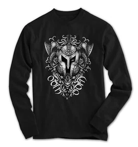 Herren Longsleeve T-Shirt ODIN Warrior Vikings Wotan - Ragnar Thor Valhalla OW13 - Picture 1 of 1