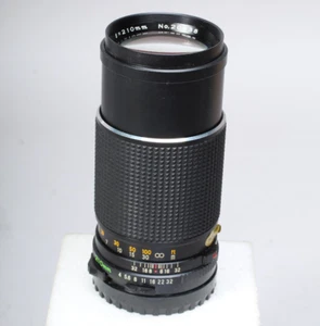 OLYMPUS OM ZUIKO MC AUTO-T 200MM F/4 WITH CAPS & CASE IN THE BOX CLEAN GLASS - Picture 1 of 5