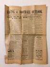 Journal vintage 1944 formulaire perspectives de course et de football cheval de Londres 11 juillet Seconde Guerre mondiale Royaume-Uni