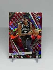 2023-2024 Phoenix Basketball Nicolas Claxton Red Ice No 219 Nets  - Picture 1 of 3