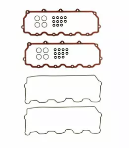 03-10 Ford 6.0 6.0L Powerstroke Diesel Valve Cover Rocker Box Carrier Gasket Set - Picture 1 of 1