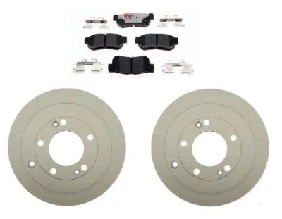 Kit pastillas cerámicas rotor freno disco 2006-2009 trasero se adapta a Hyundai Azera Kia Amanti Foto 1 de 4