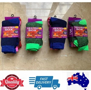12 Pairs Women Heated Sox Thermal Socks, Bundle Special, Fashion Color, AU Stock - Picture 1 of 9